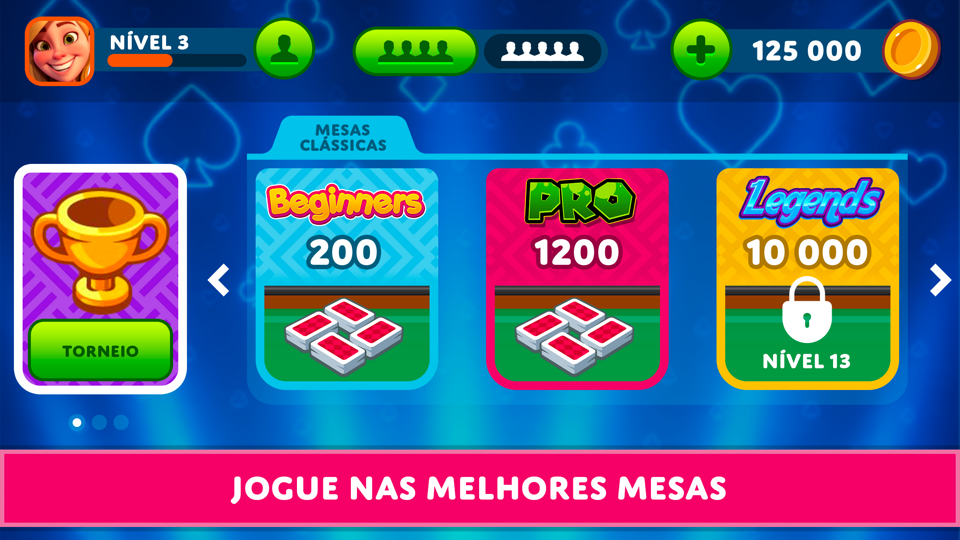 Nossas mesas